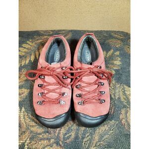 Keen Red Leather Hiking Shoes
